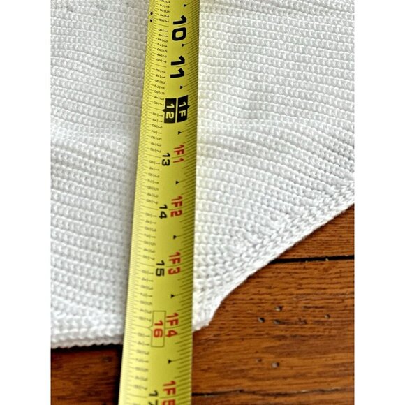 Women Small Fashion Scoop Neck Knit Tank Top Casual Loose Sleeveless Split Sides - Picture 8 of 13